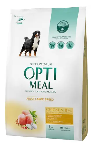 OptiMeal  All Breeds Turkey – Сухий корм з індичкою для  різних порід